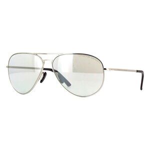 New PORSCHE DESIGN Silver Aviator P8508 C Sunglasses Women